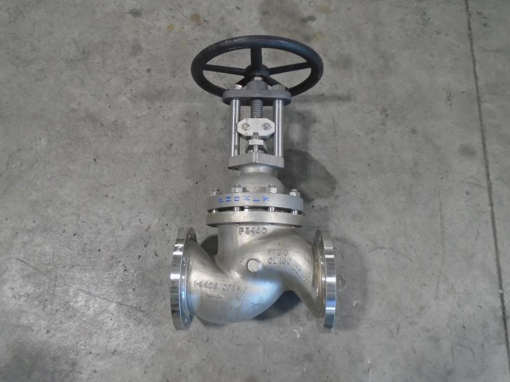 Phonix 6" 150# Bellows CF8M Globe Valve